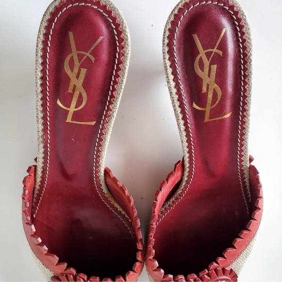 (CHECK NEW LISTINGS - for similar/cheaper options) 🧡 YSL kitten heart heels - Picture 7 of 7